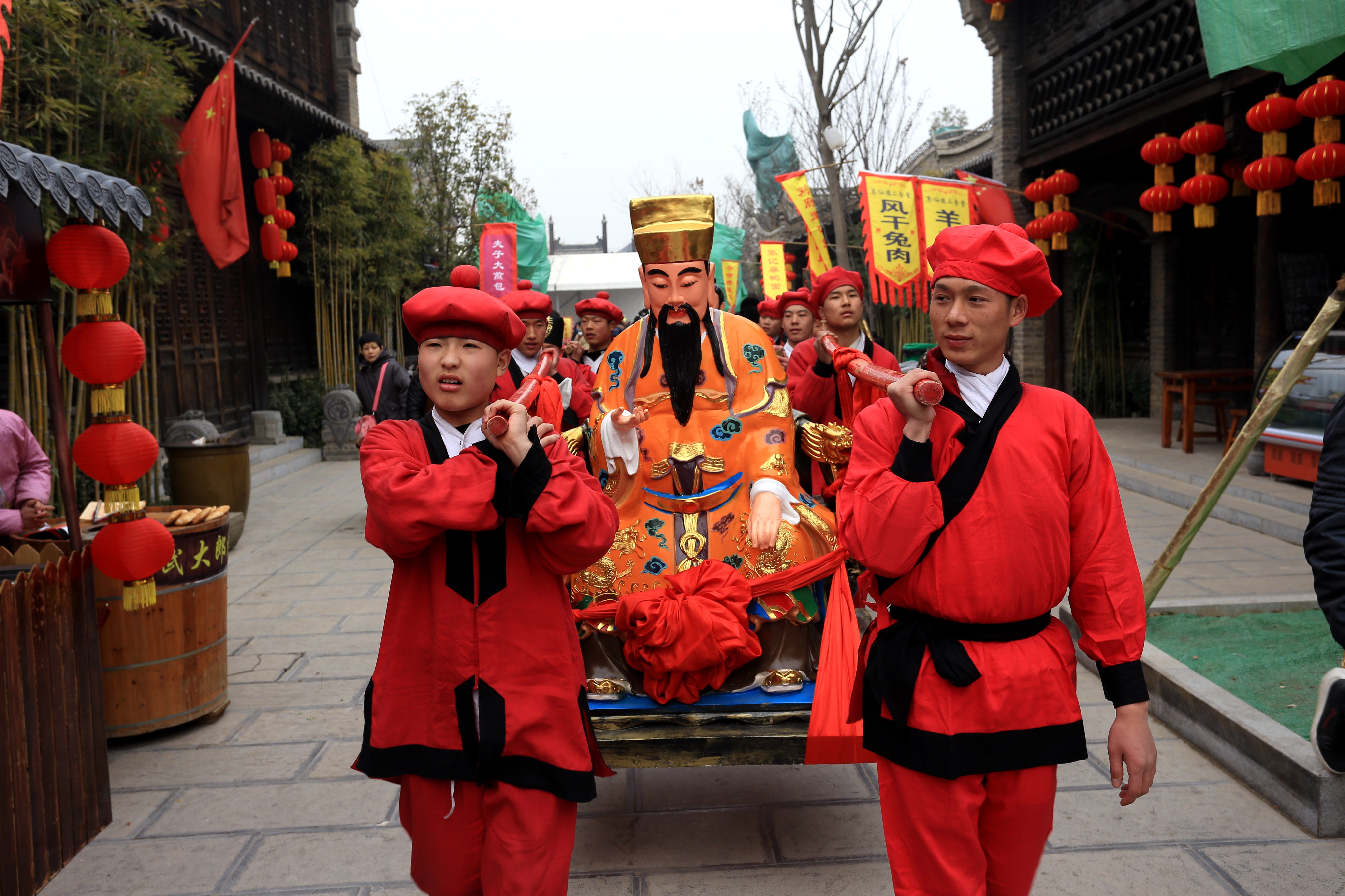 祭灶王的过程图片