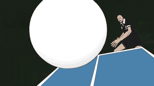 乒乓球图片卡通gif图片