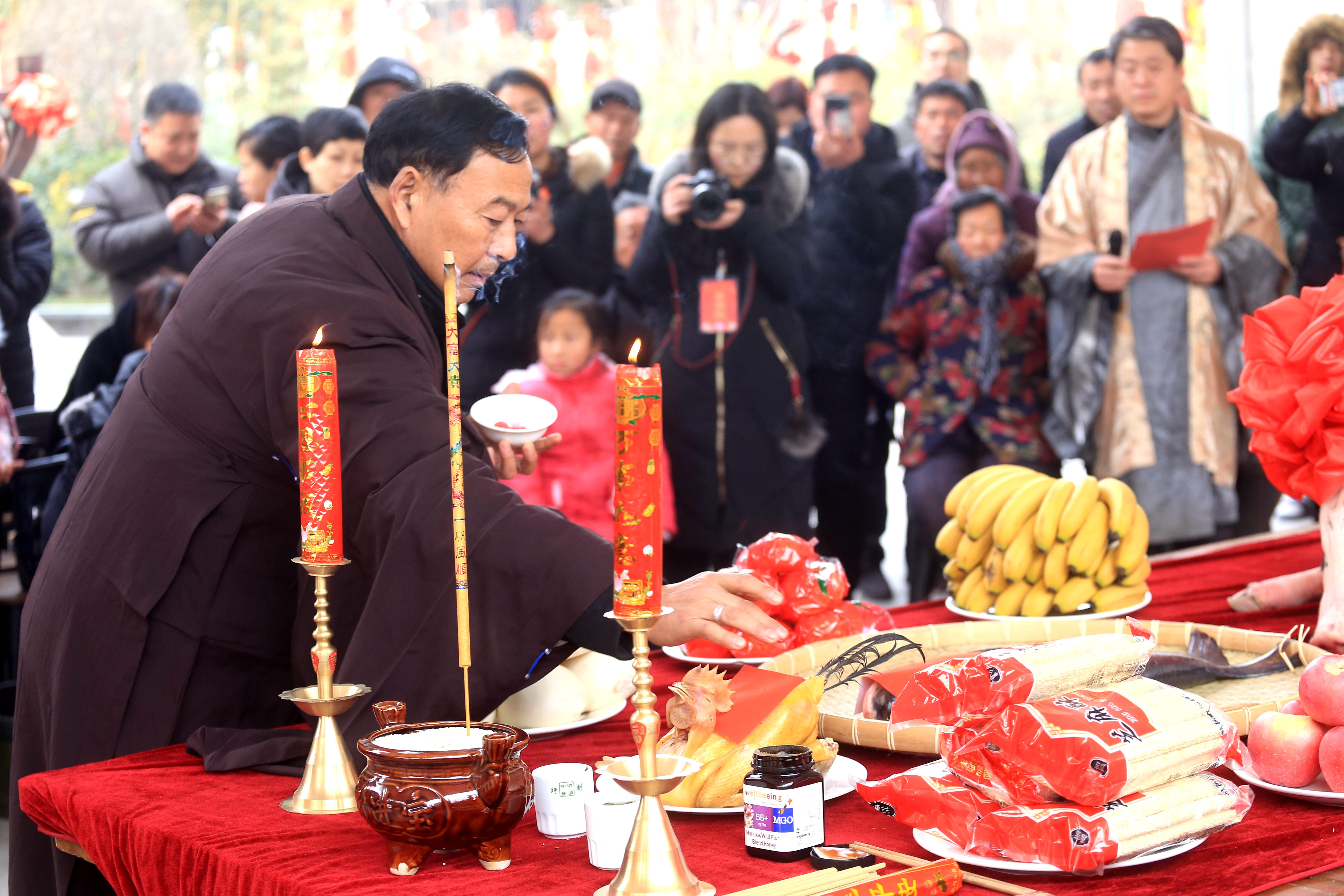 祭灶王照片图片