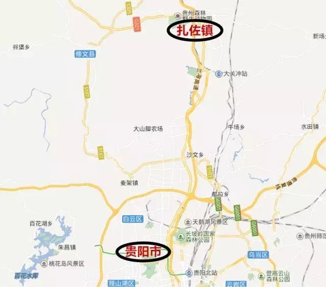 扎佐镇位于修文县东部,贵阳市区正北端