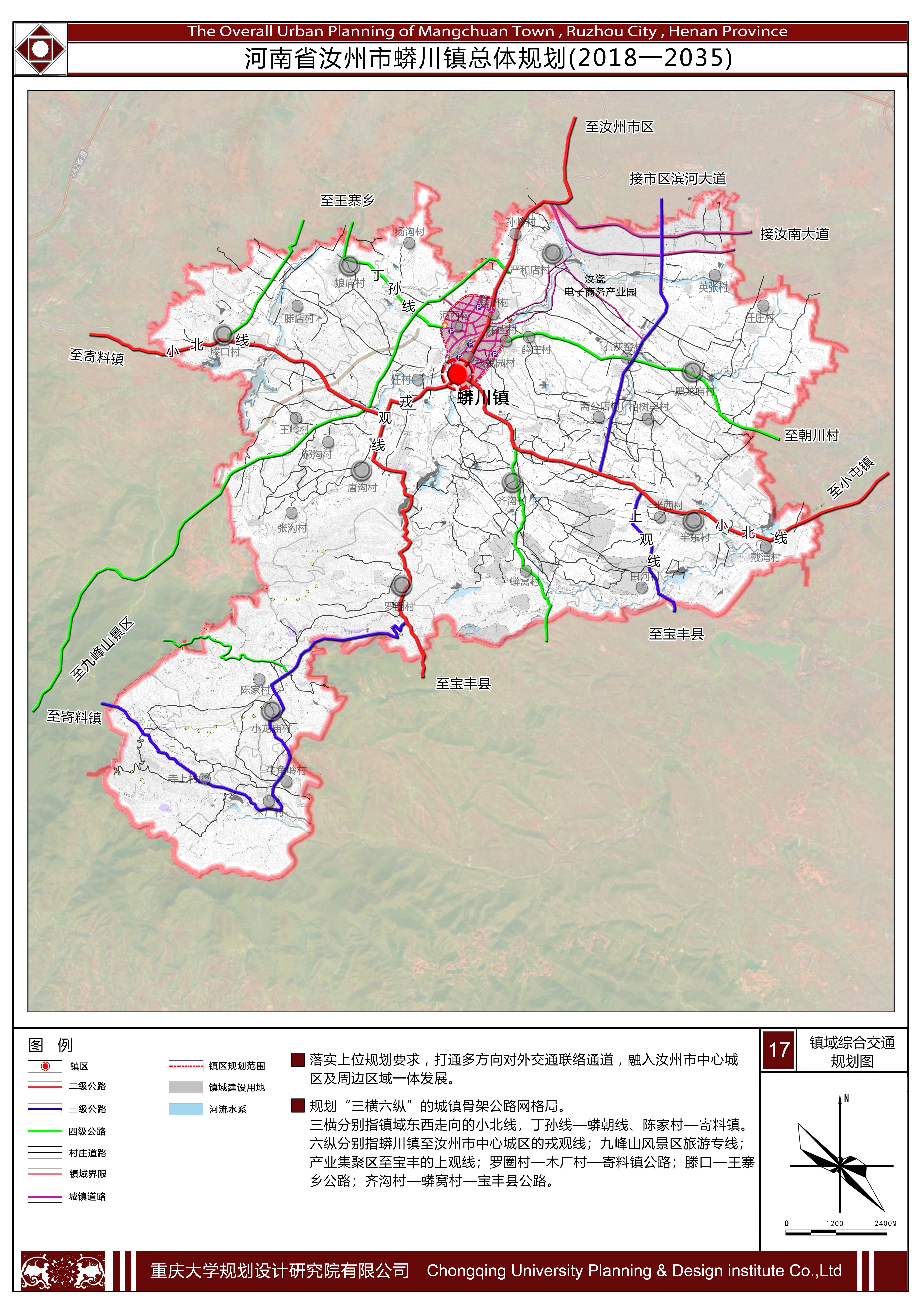 汝州市蟒川镇总体规划20182035