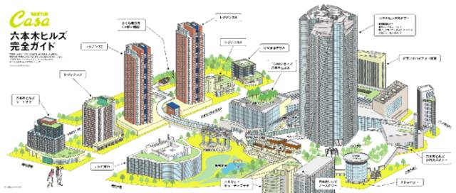 六本木新城平面图图片