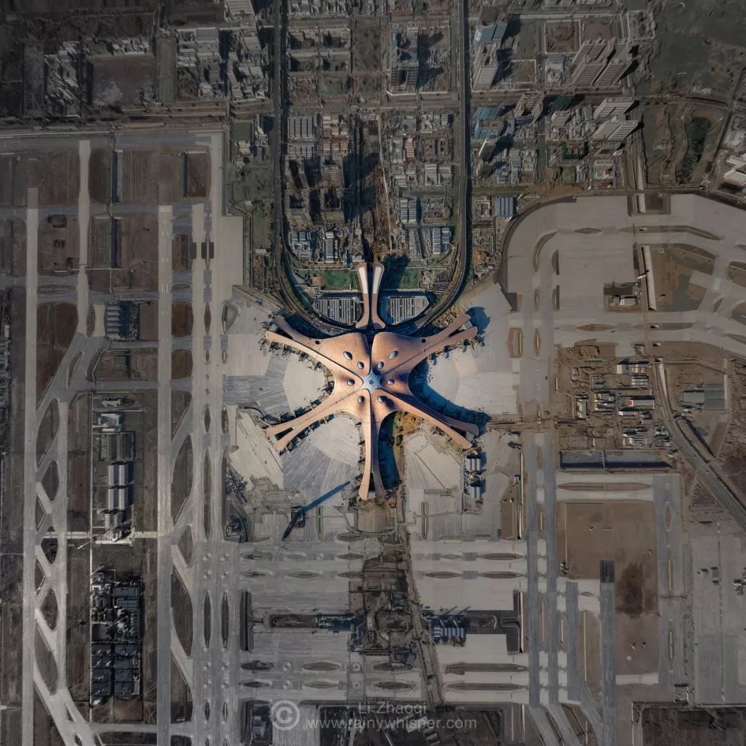 热依扎机场俯视图图片