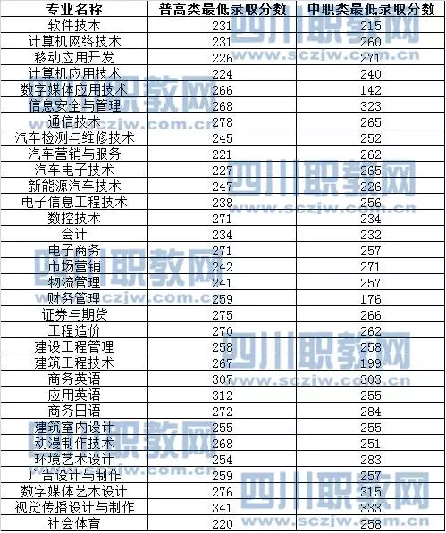 四川託普信息技術職業學院2019年單獨考試招生章程