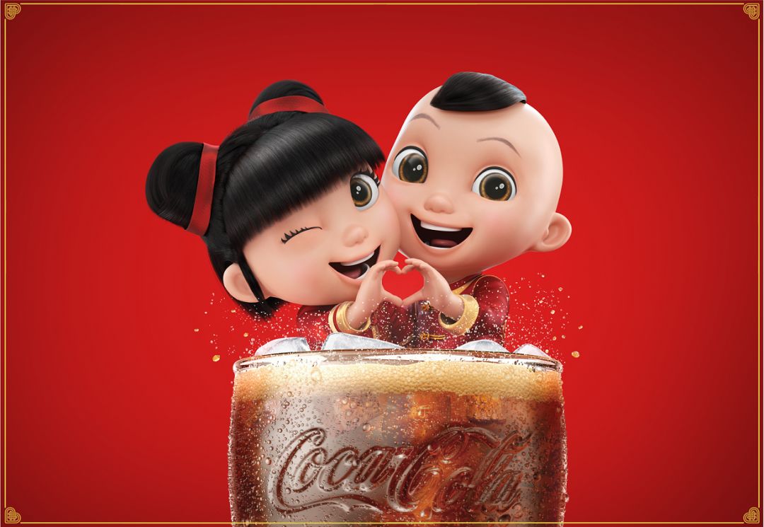 可口可乐中国福娃这个新年让爱回家