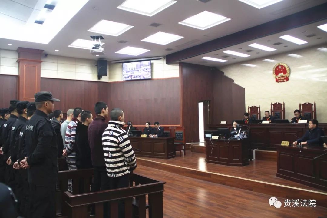 貴溪法院對汪志鵬等十人涉惡勢力犯罪集團案一審宣判