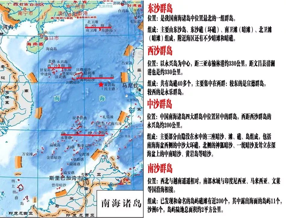 中国南海四大群岛之一中沙群岛列国志