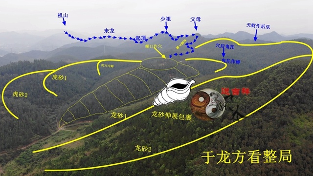 深山裡的仰天海螺風水寶地後人很不一般