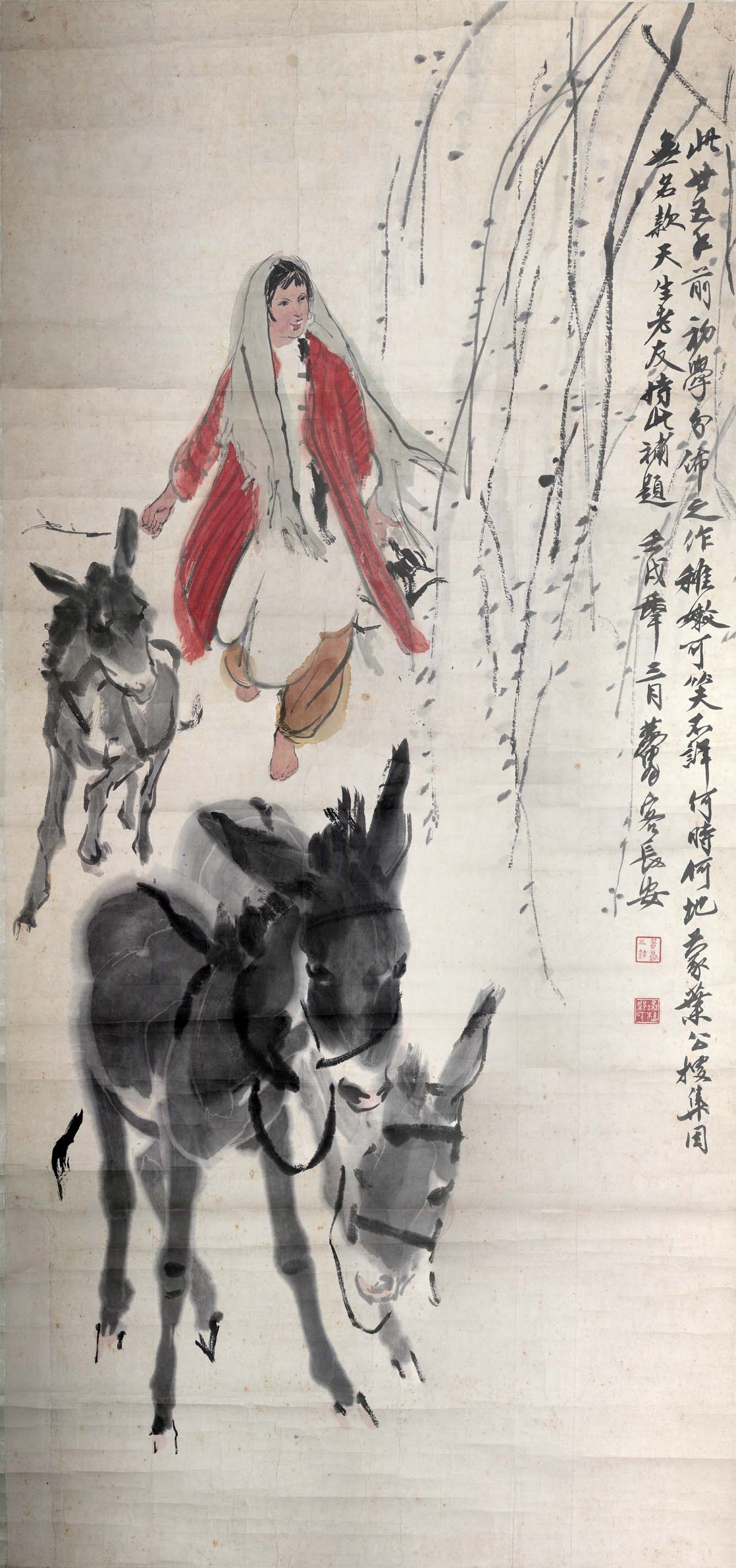 国画大师黄胄画驴精选