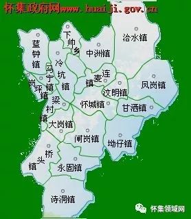 怀城镇地图图片