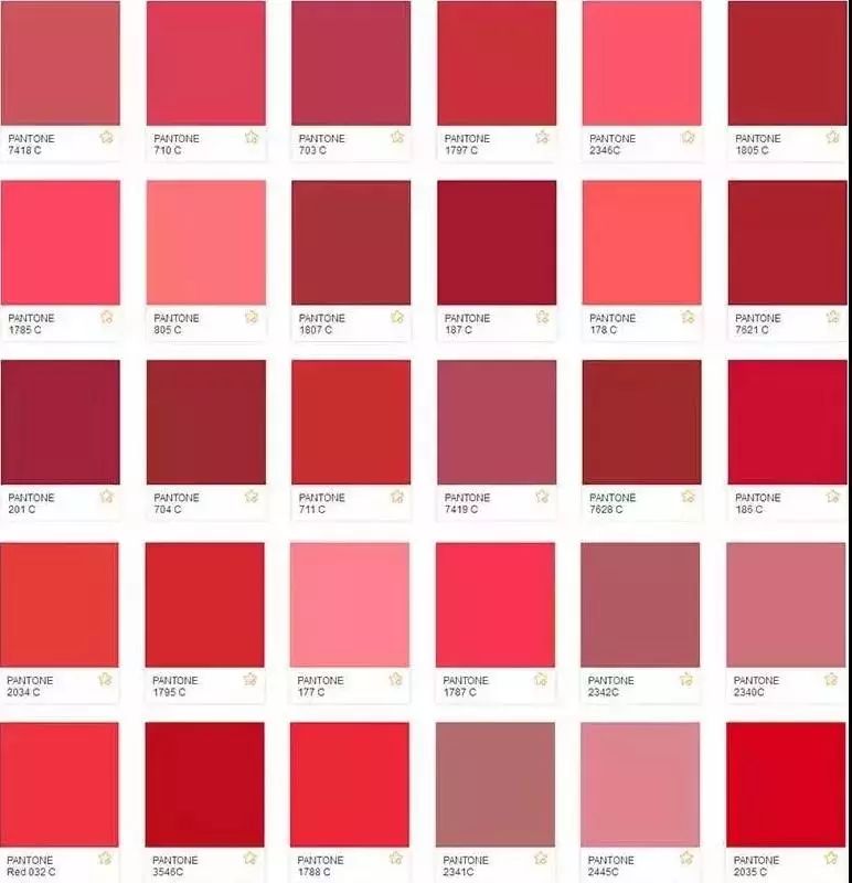红色分为哪几种图片