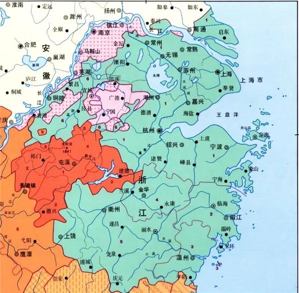 元朝江浙行省地图图片