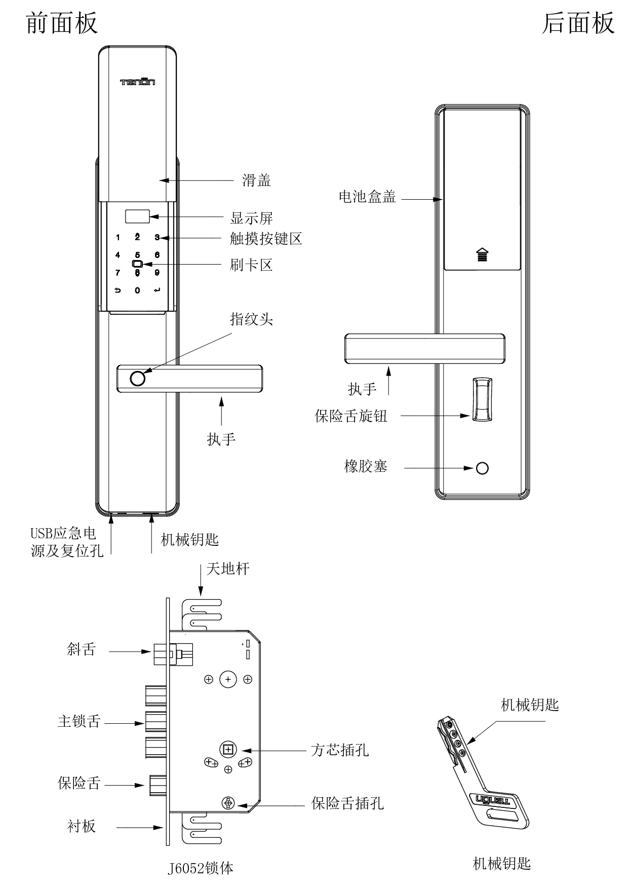 指纹锁原理图片