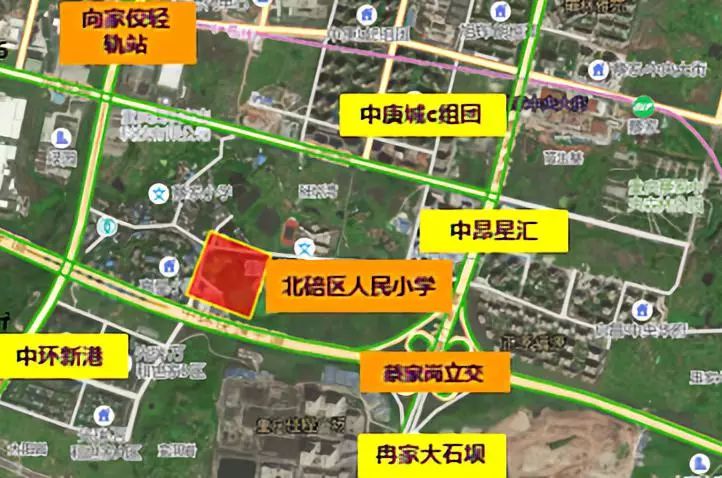 北碚区蔡家组团地块位置:北碚区蔡家组团g标准分区g30-3-1/07,g30-3-2