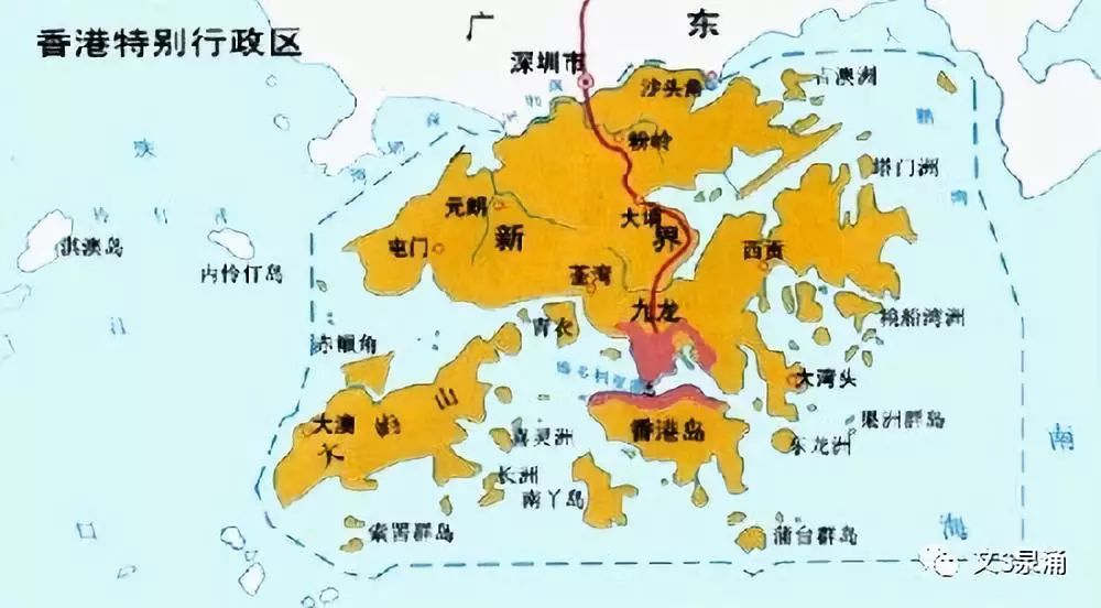 香港长洲地图图片