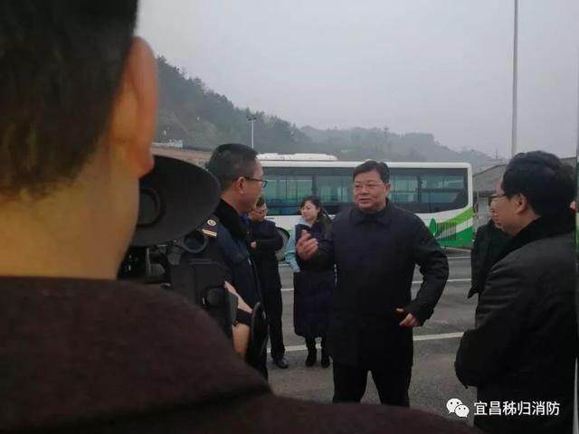 秭归县县委书记卢辉带队开展春节前消防安全检查