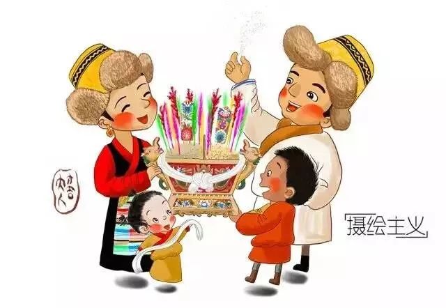 兄弟姐妹们,我们一起过年!_西藏