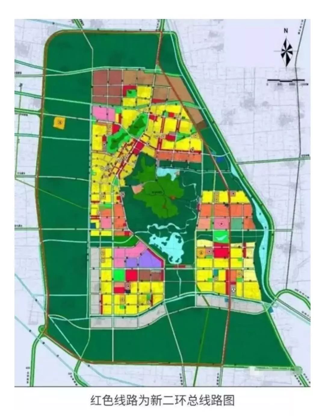 梁山县城市总体规划图图片