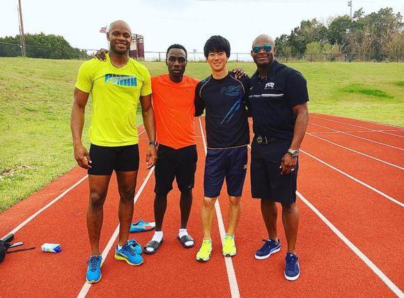 短跑高手,2017年多田修平曾向世界百米五虎之一的鲍威尔请教起跑技术