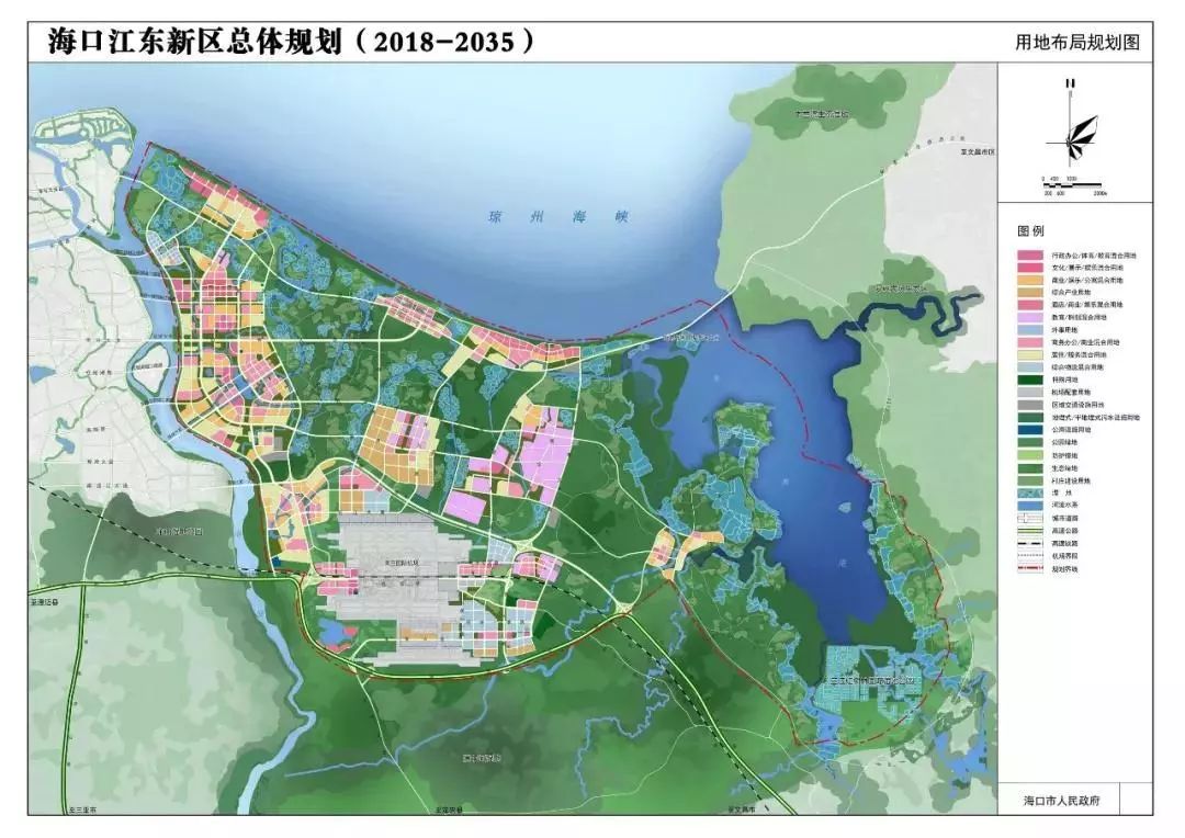 海口江東新區總體規劃20182035公示3月21日前可提意見