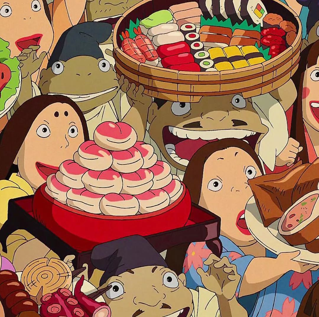 这个instagram 账号正展示着日本动画中意人感到心情舒缓的食物