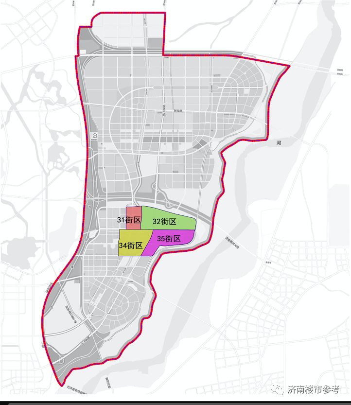 未来济南北城市格局是这样……北跨先行区部分街区规划公示!