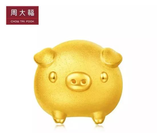 周大福猪存钱罐图片