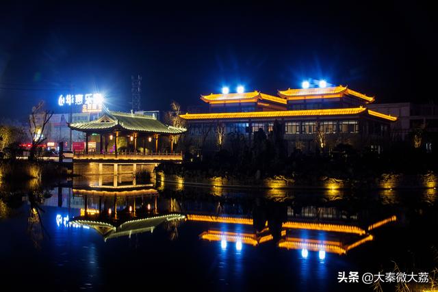 大荔县夜景图片