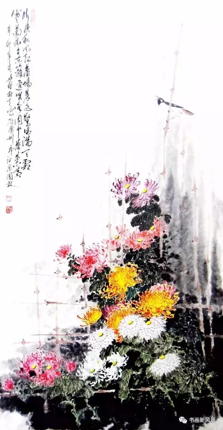 國畫菊花作品欣賞五