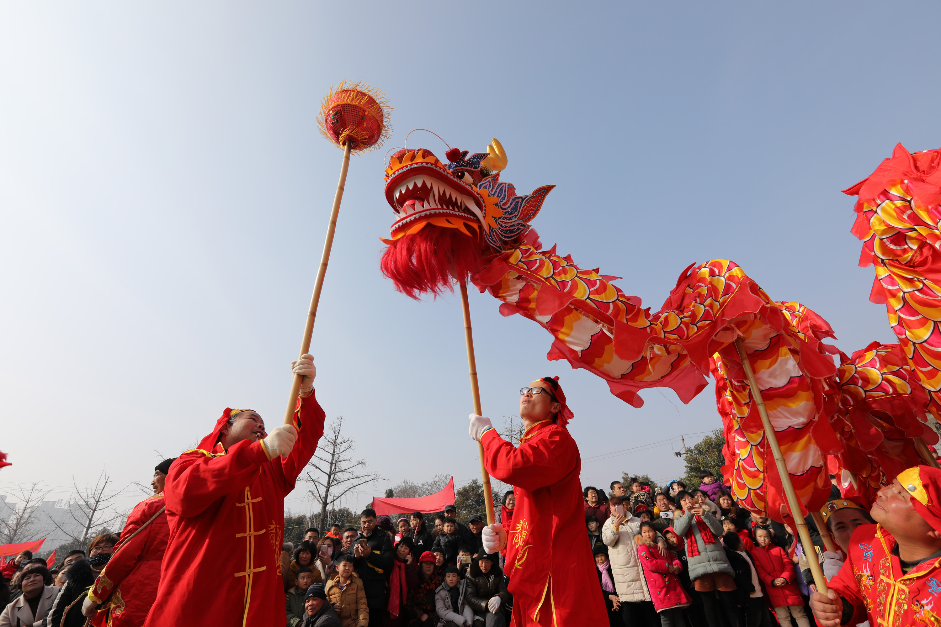 春节民俗活动照片图片