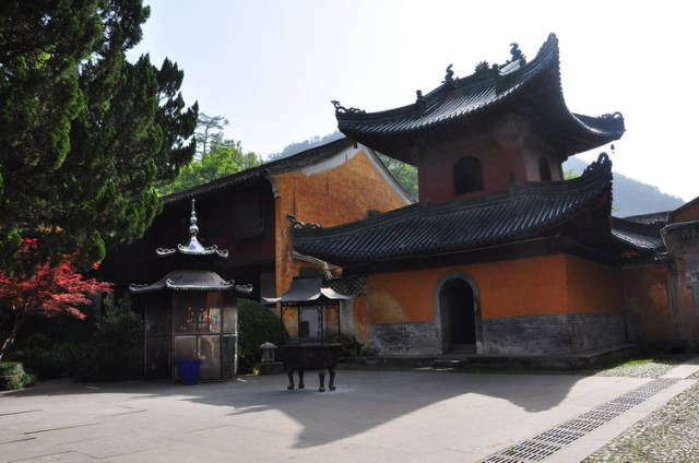 浙江天台山千年古剎中日韓天台宗祖庭國清寺