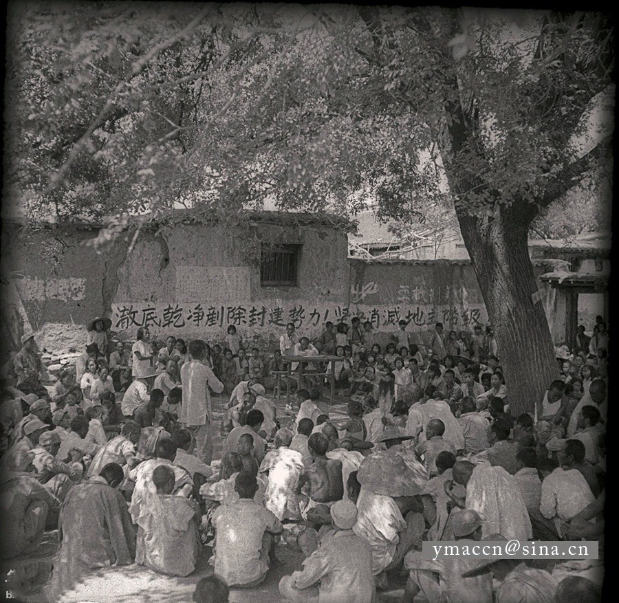 1947年,西柏坡全国土地会议后,河北农民率先斗地主,闹土改