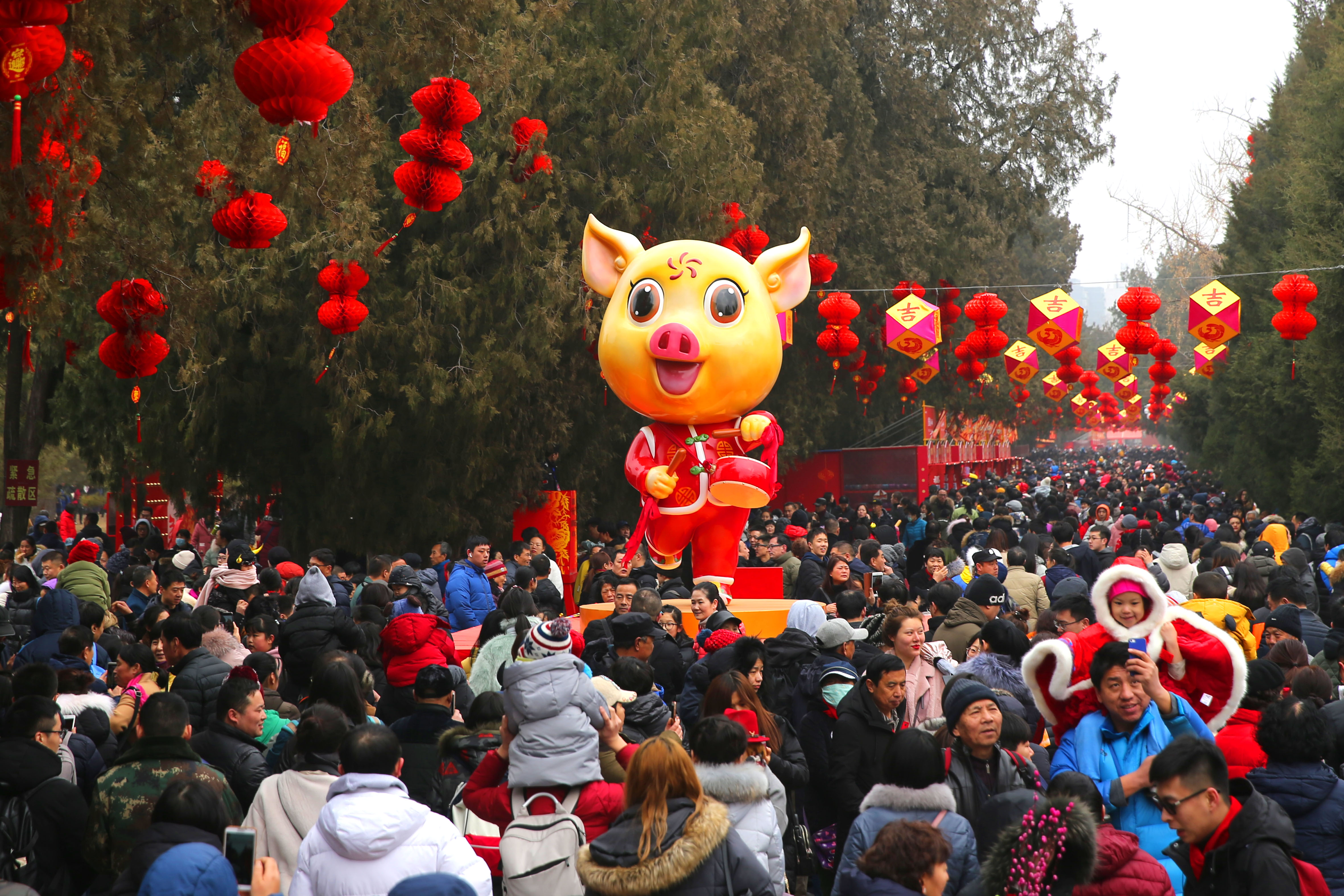 济南春节庙会图片