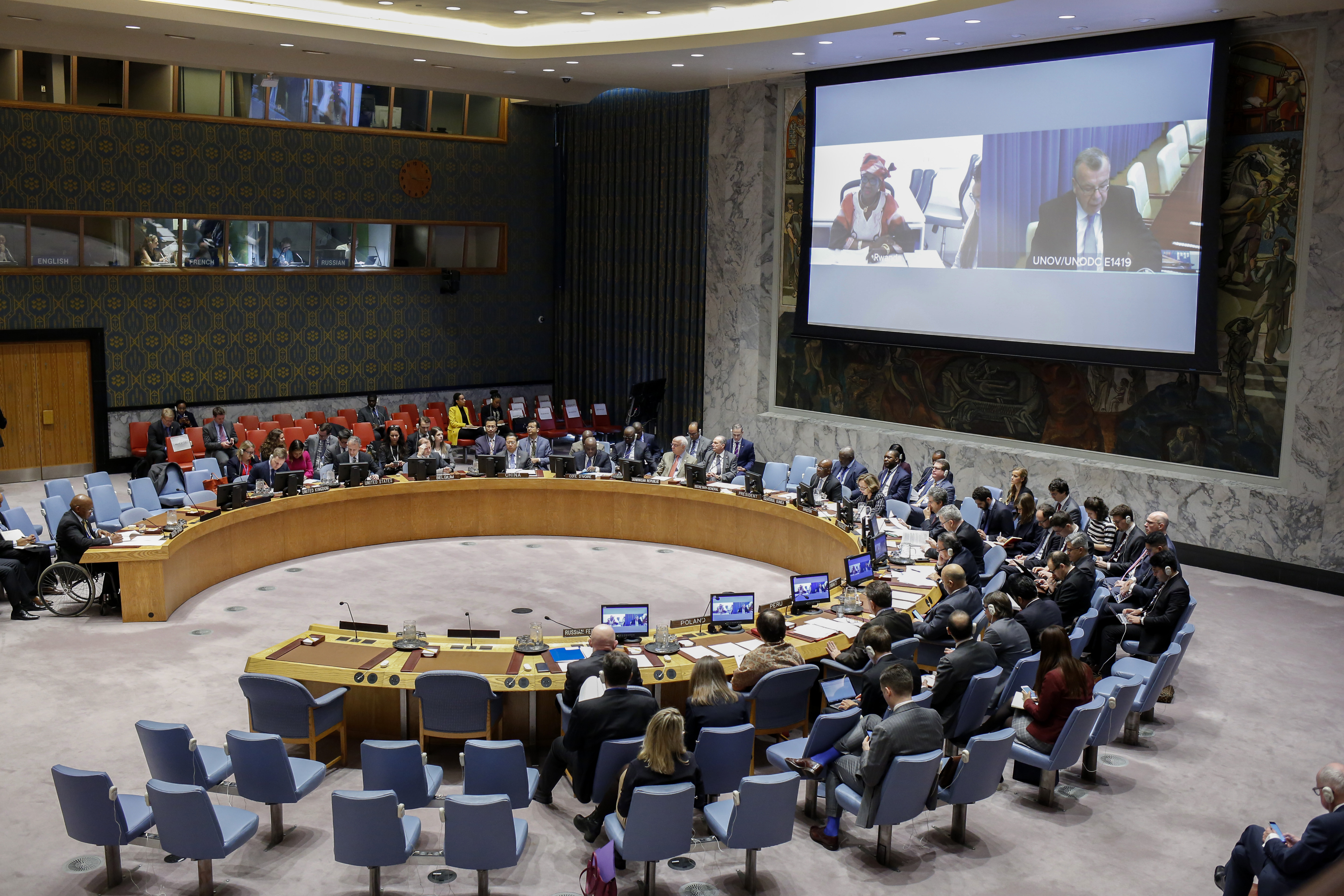 联合国安理会就打击海上跨国有组织犯罪举行公开辩论会