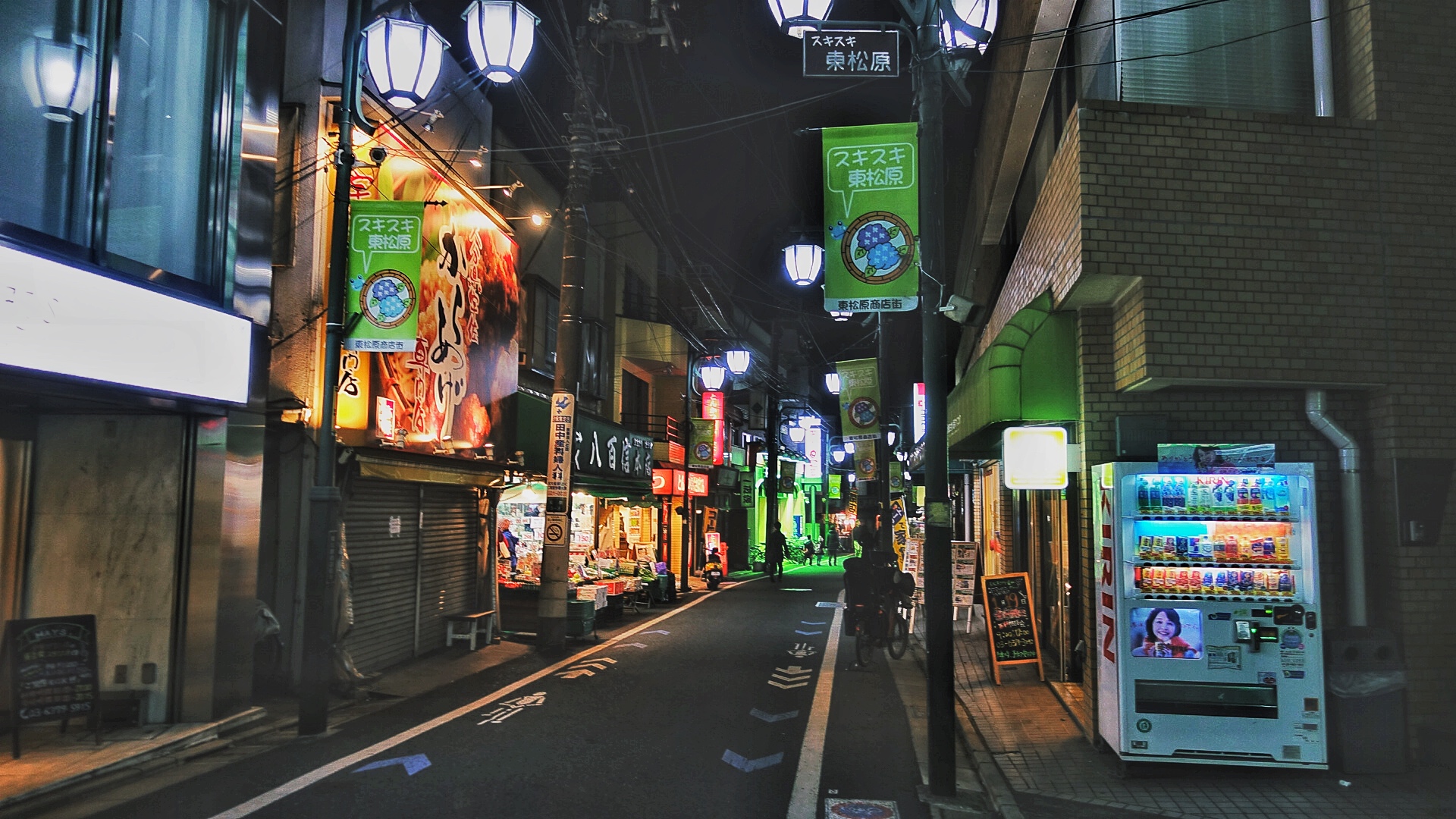 日本电车壁纸街景图片