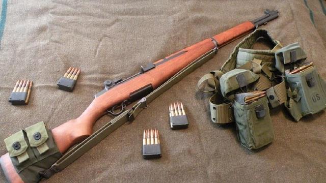 「二战名枪」之最著名美国的m1加兰德半自动步枪