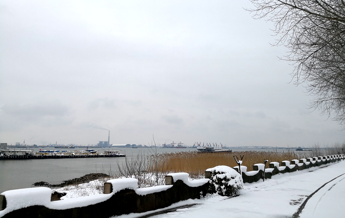 江河雪景图片图片
