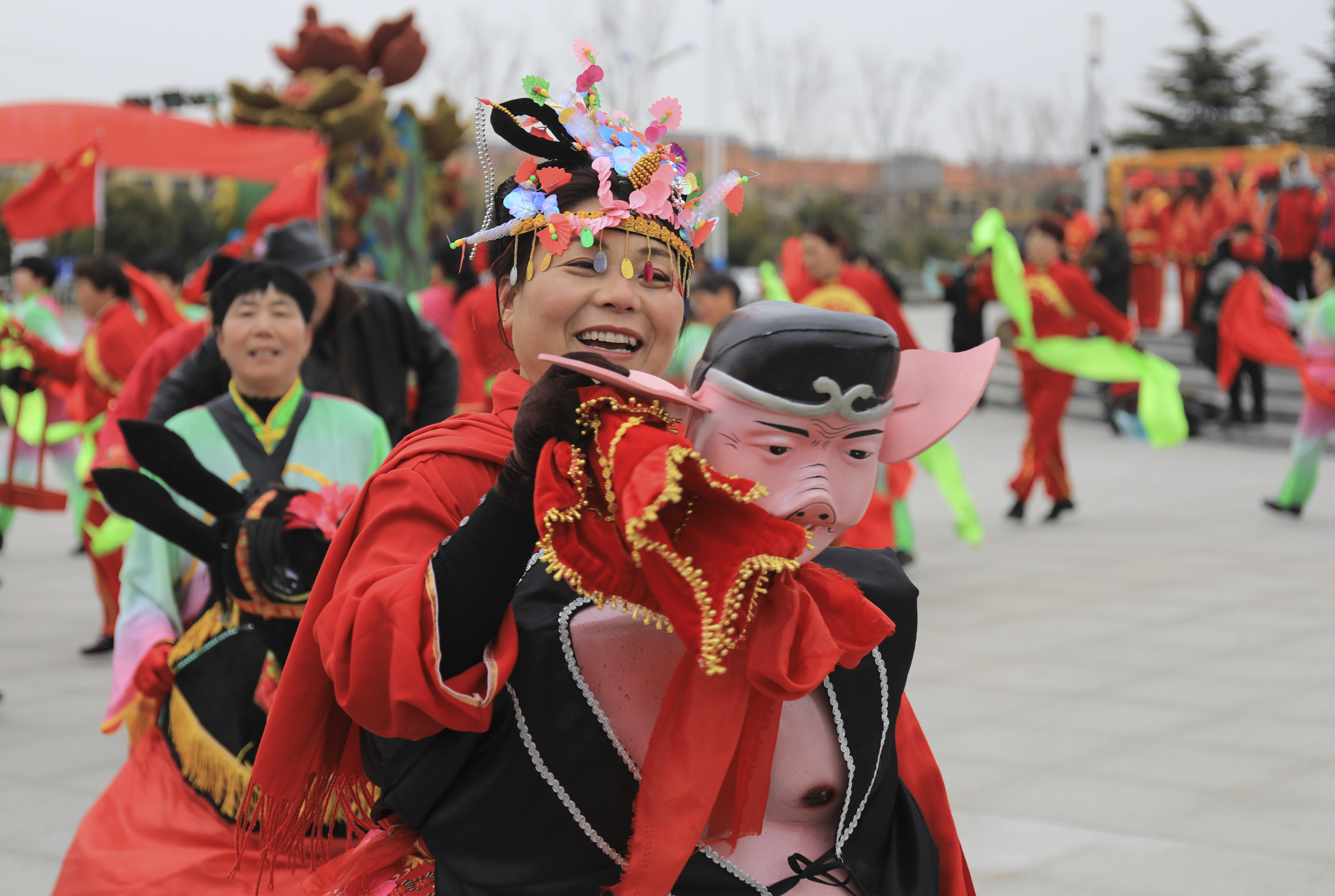 春节民俗活动照片图片