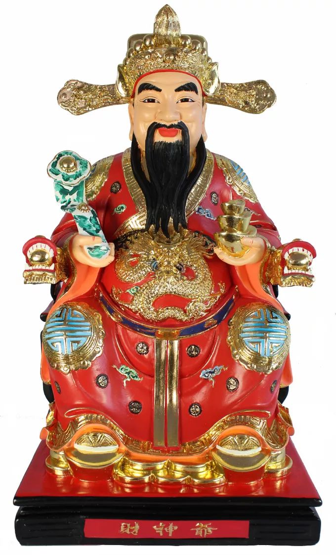 属于金神,他在天上的职衔是 都天致富财帛星君 ,专管天下的金银财帛