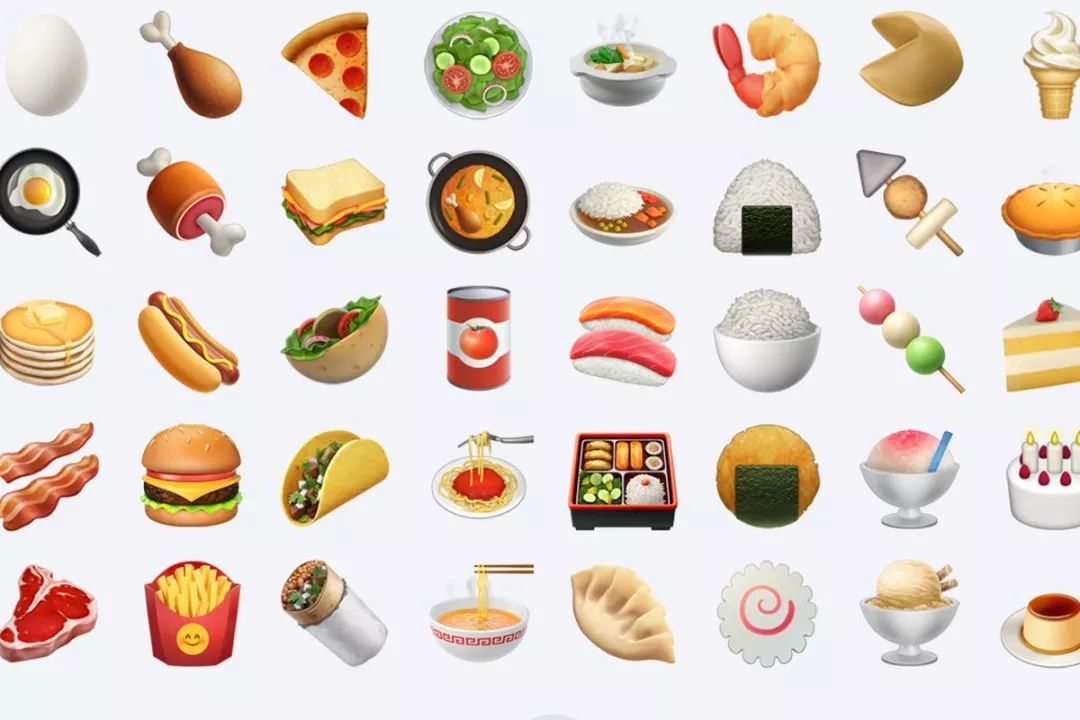 emoji食物表情大全图片