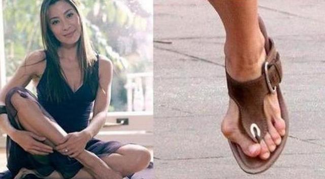 杨紫琼很少穿比较露的鞋子,就是因为从小就学习舞蹈,后来还学武术