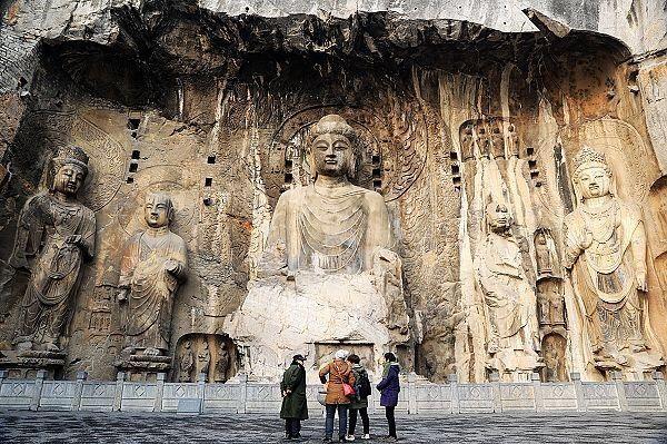 神都洛阳美景掠影龙门定鼎门朱樱塔