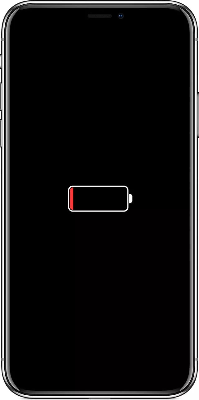iphone 如果在没电了之后一直开不了机,可能是电量,充电时间不足导致