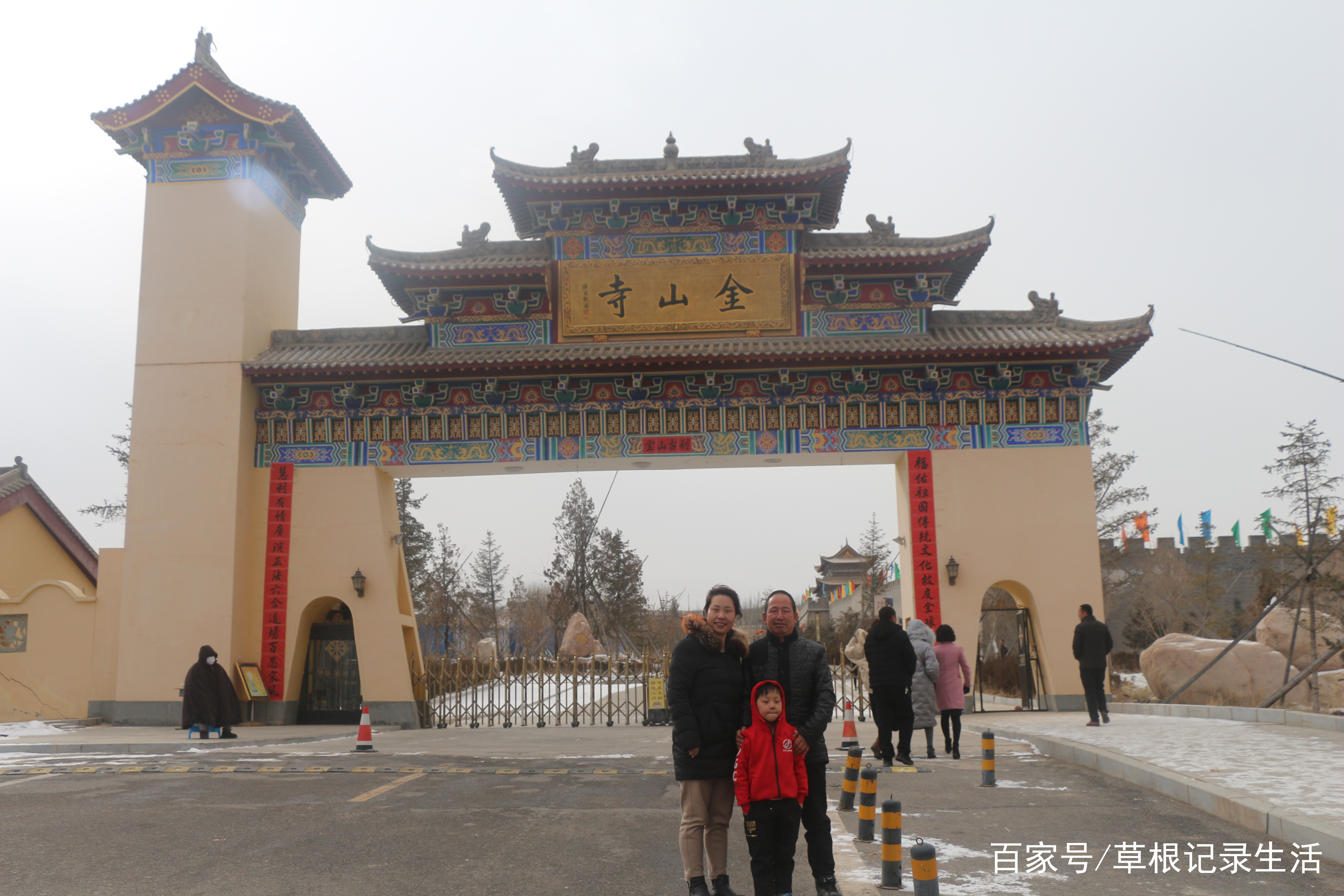 甘肃骊靬古城金山寺图片