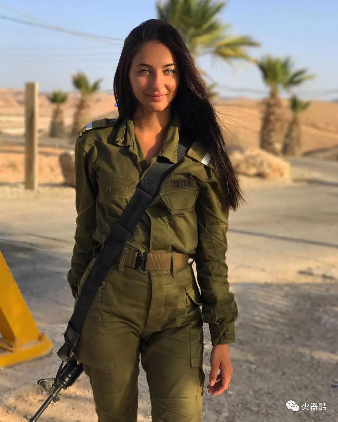 以色列美女 女兵图片