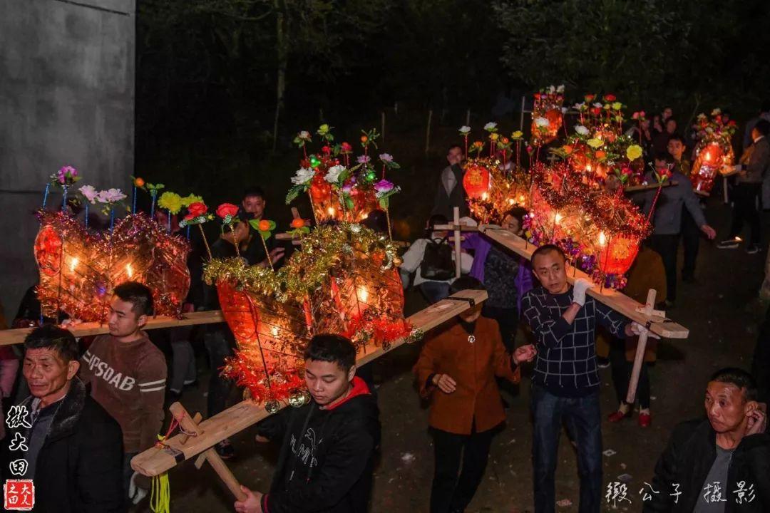 福建·大田武陵乡大石村板凳龙,热闹非凡!