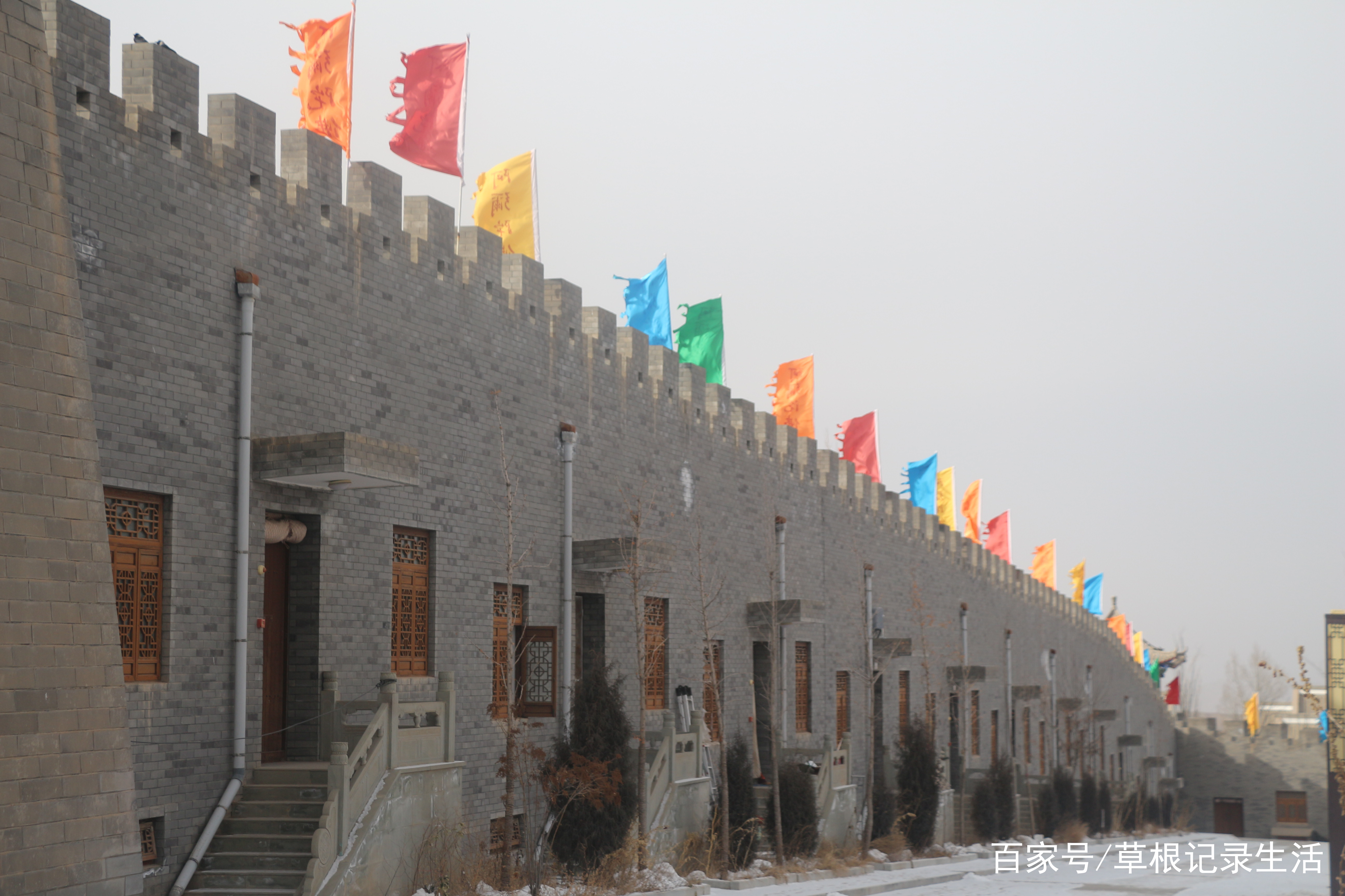 甘肃骊靬古城金山寺图片