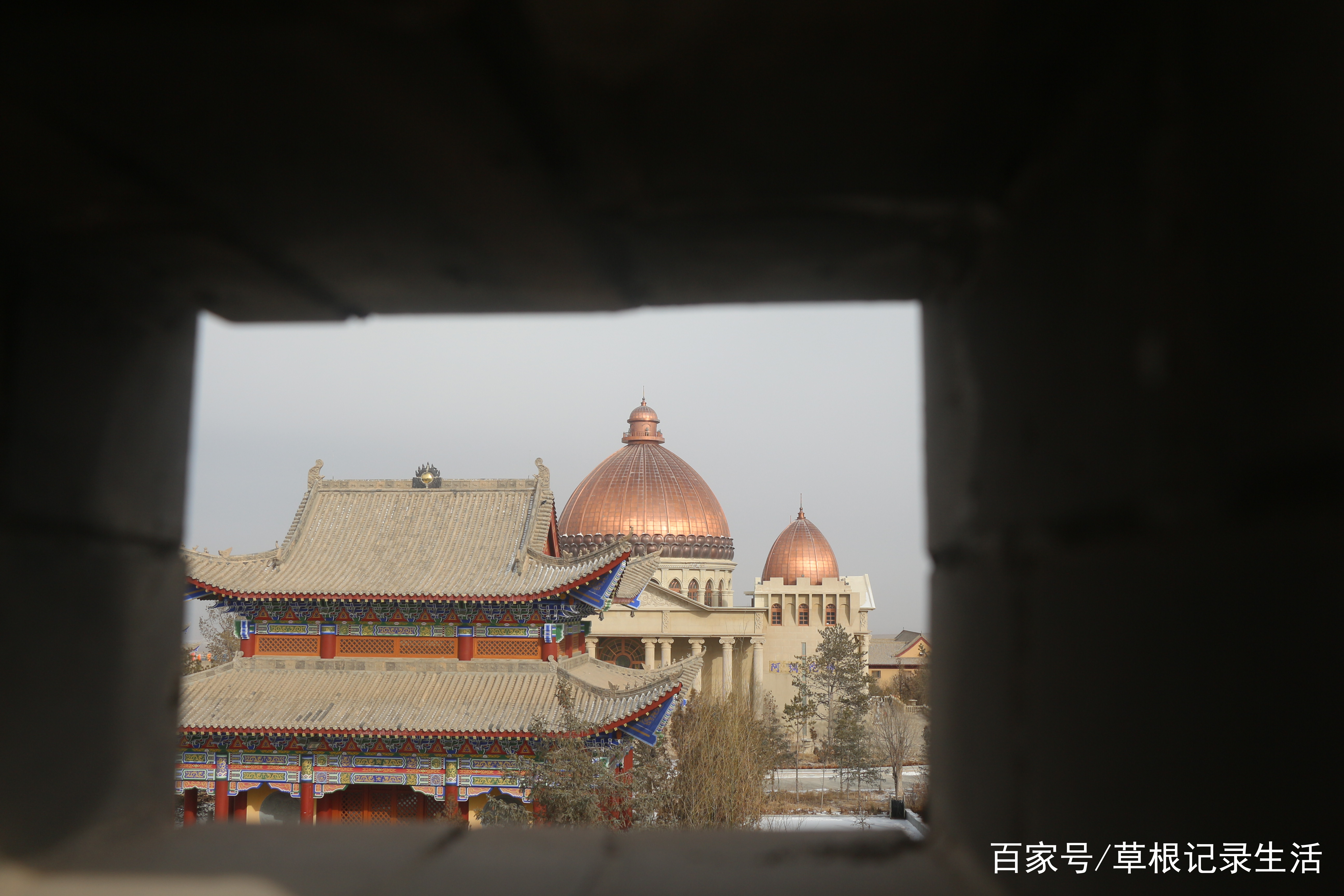 骊靬古城金山寺打七图片