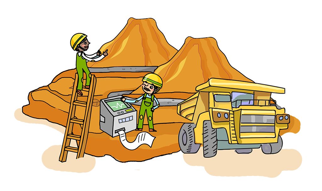 矿产资源卡通图片