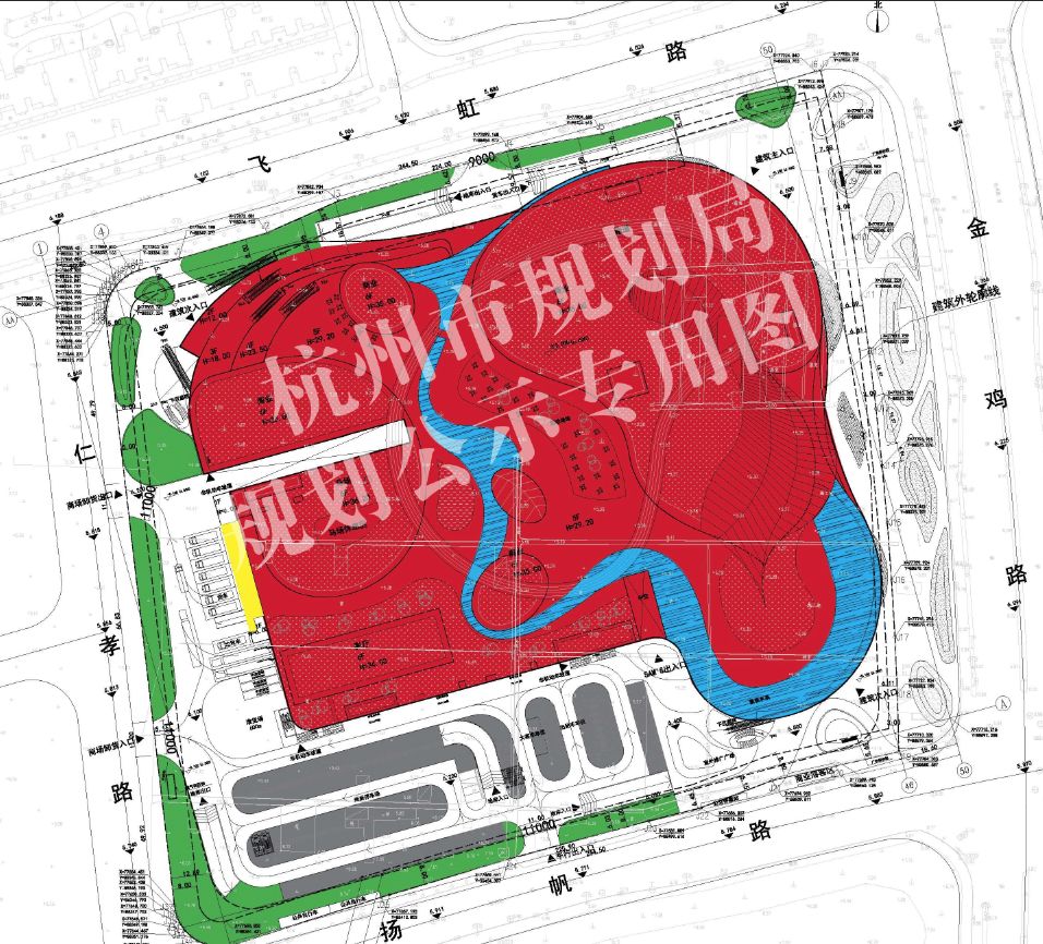 规划萧山区银泰农旅小镇汇德隆奥体印象城项目公示